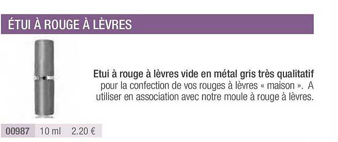 étui à Rouge à Lèvres