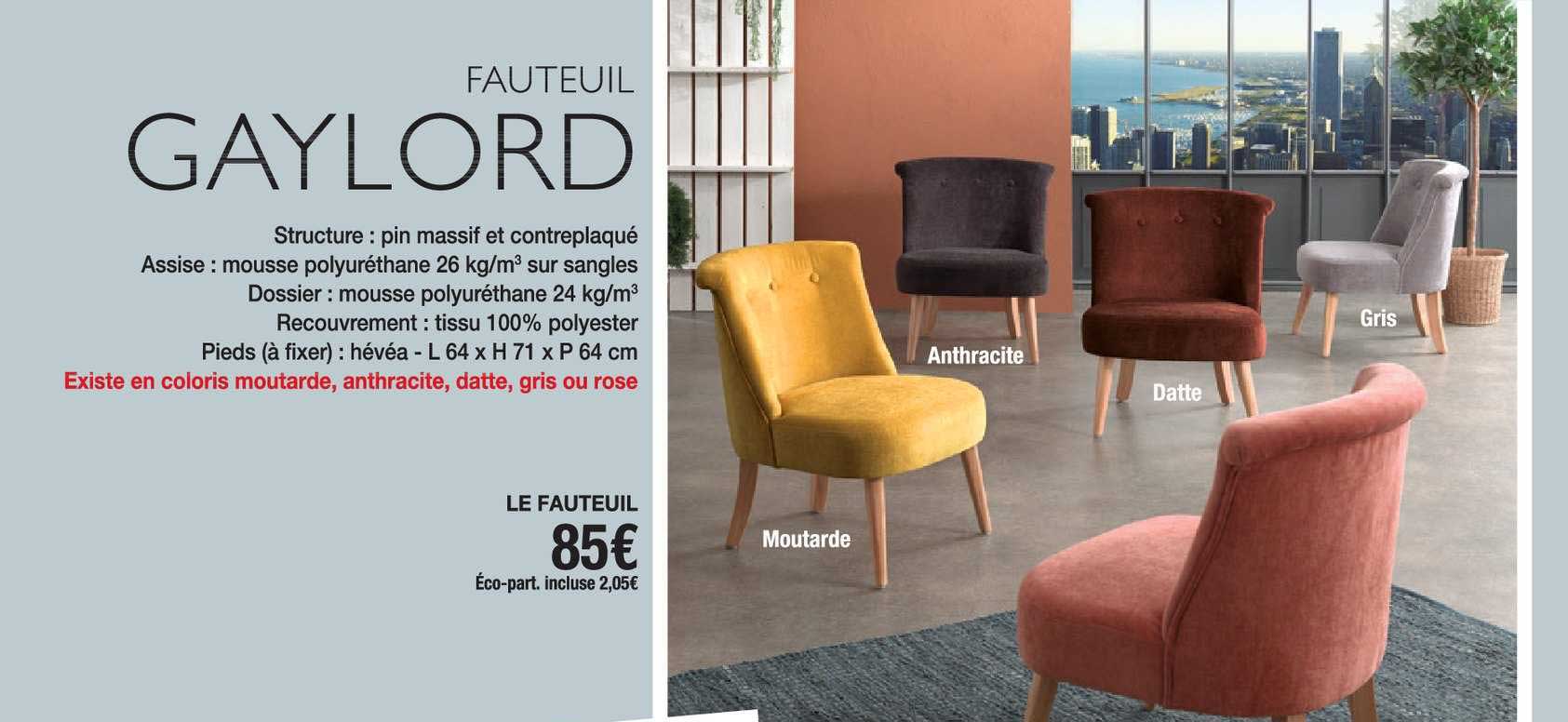 fauteuil gaylord