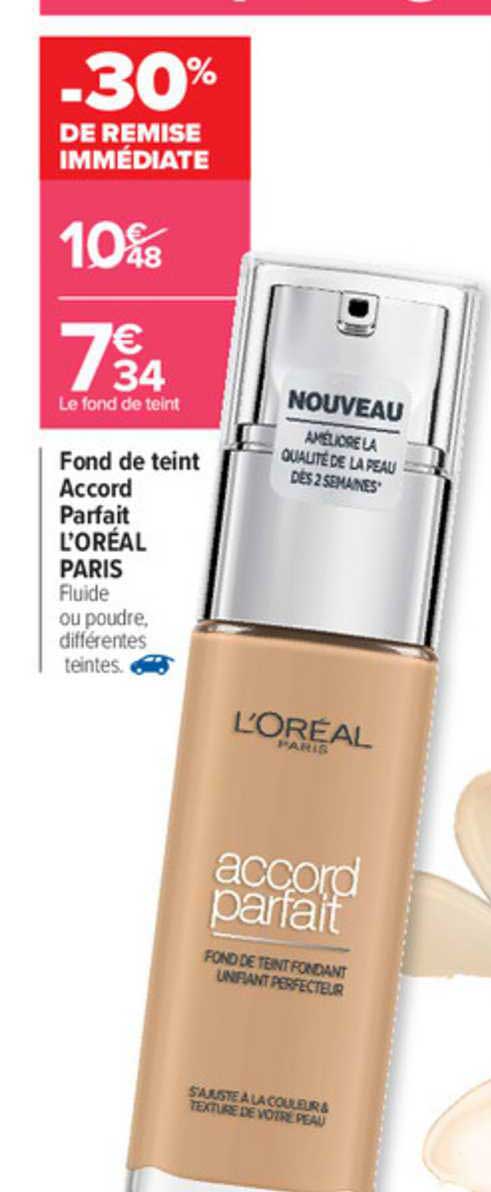 Fond De Teint Accord Parfait L'oréal Paris