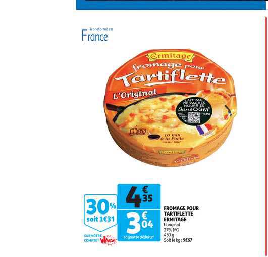 Fromage Pour Tartiflette Ermitage