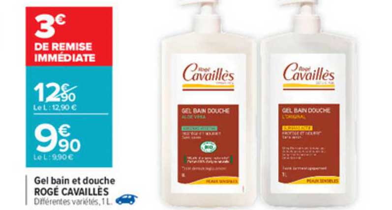 gel bain et douche rogé cavaillès