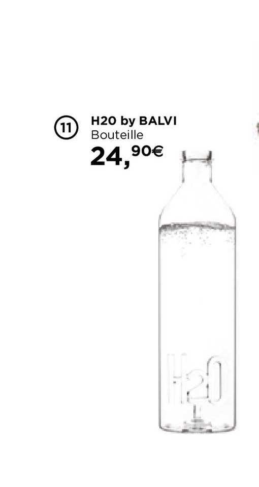 h2o by balvi bouteille