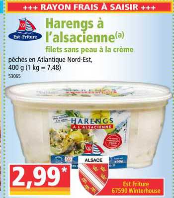 harengs à l'alsacienne