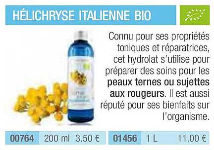 Hélichryse Italienne Bio