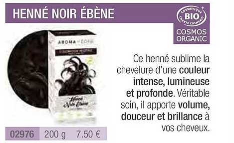 henné noir ébène