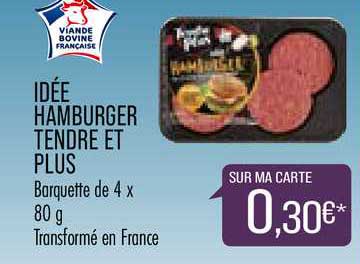 idée hamburger tendre et plus