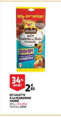 kit galette à la frangipane vahiné