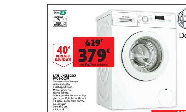 lave-linge bosch waj24007ff