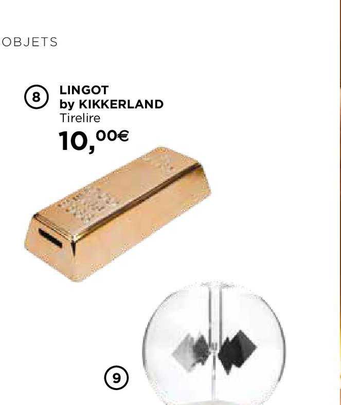 lingot by kekkerland tirelire