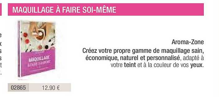 maquillage à faire soi même