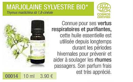 marjolaine sylvestre bio