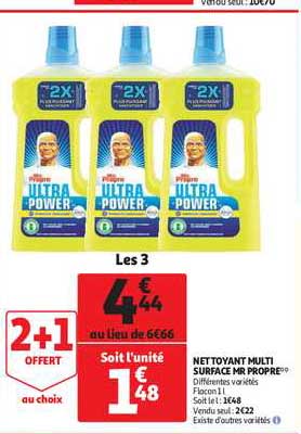 nettoyant multi surface mr propre