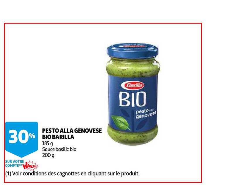 pesto alla genovese bio barilla