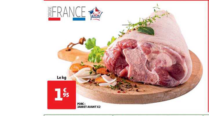 porc : jarret avant