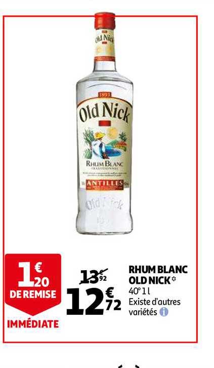 rhum blanc old nick