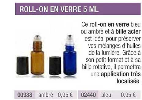 roll on en verre 5 ml