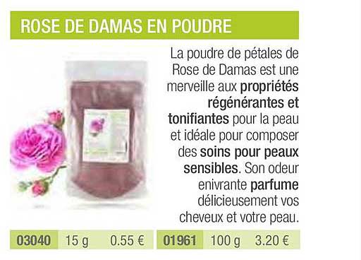 Rose De Damas En Poudre