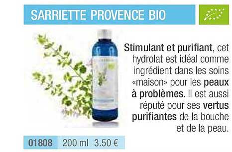 sarriette provence bio