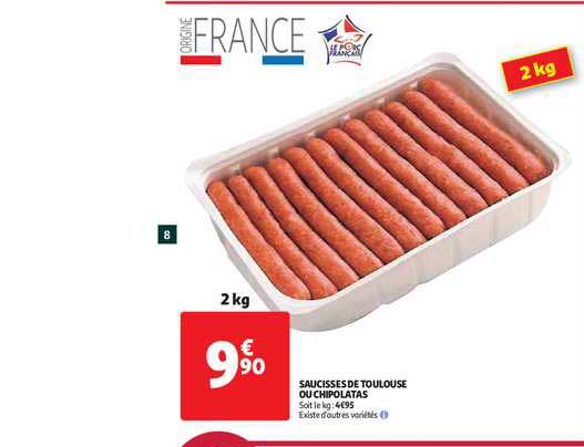Saucisses De Toulouse Ou Chipolatas