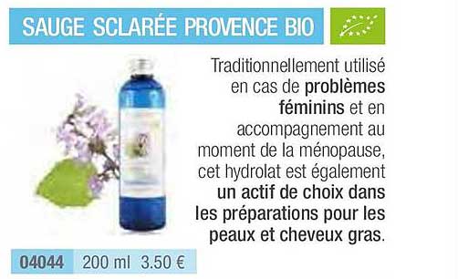 sauge sclarée provence bio