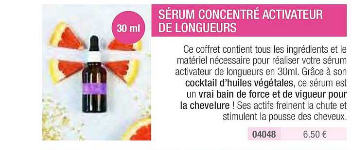 sérum concentré activateur de longueurs
