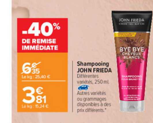 shampooing john frieda
