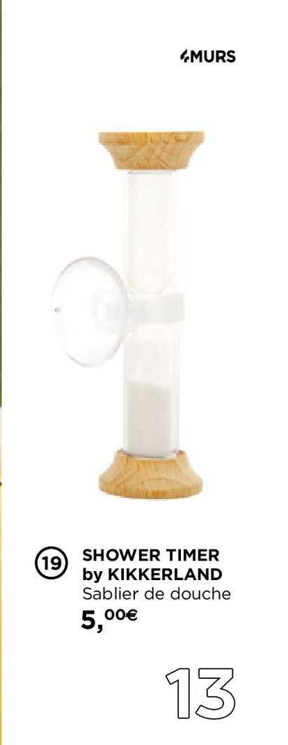 shower timer by kikkerland