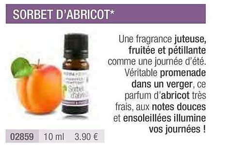sorbet d'abricot