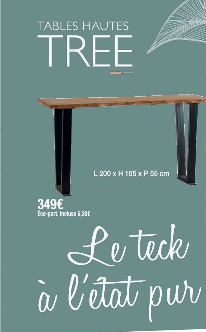tables hautes tree