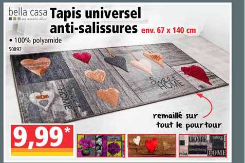 tapis universel anti-salissures bella casa