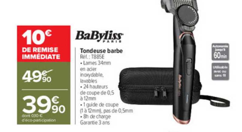 Tondeuse Barbe Babyliss