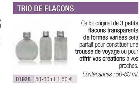 Trio De Flacons