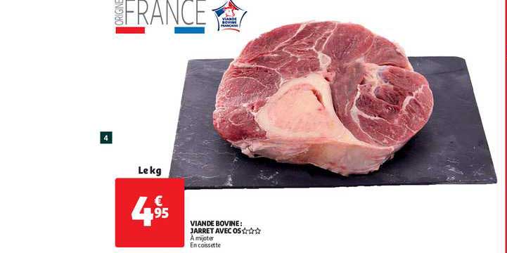 Viande Bovine : Jarret Avec Os