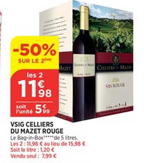 vsig celliers du mazet rouge