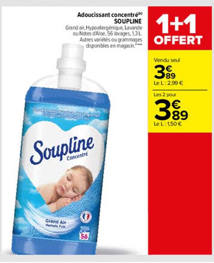 Adoucissant Concentré Soupline