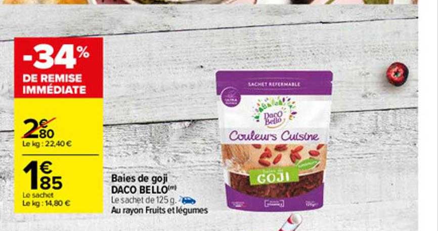 baies de goji daco bello