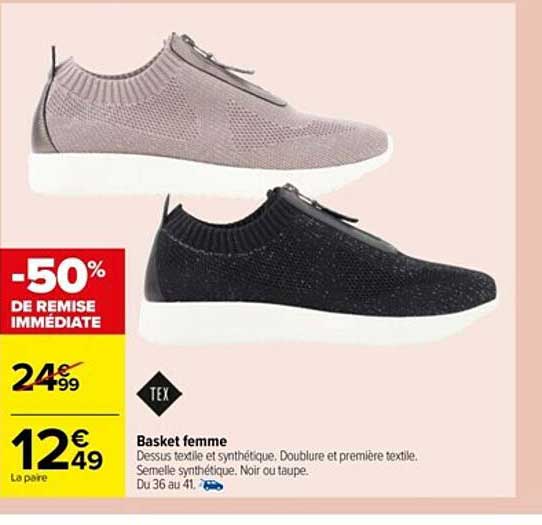 Basket Femme Tex