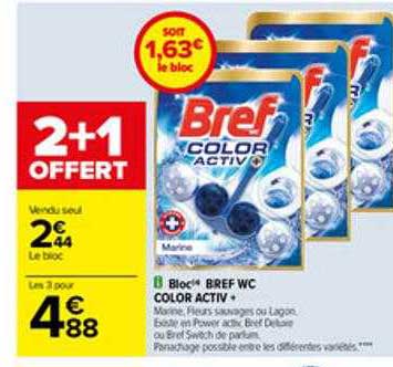 Bloc Bref Wc Color Activ+