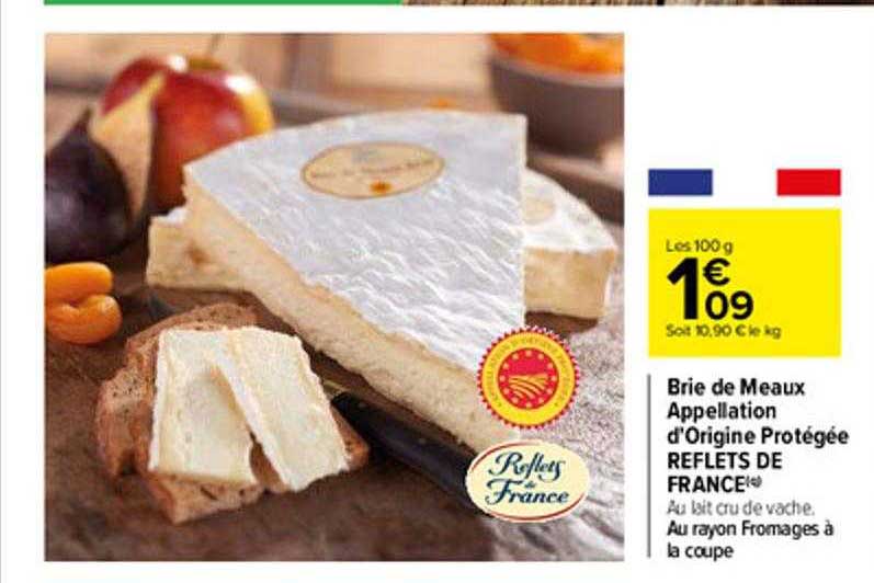brie de meaux appellation d'origine protégée reflets de france