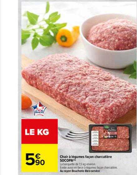 chair à légumes façon charcutière socopa