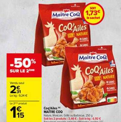 coq'ailes maître coq