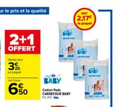 cotton pads carrefour baby