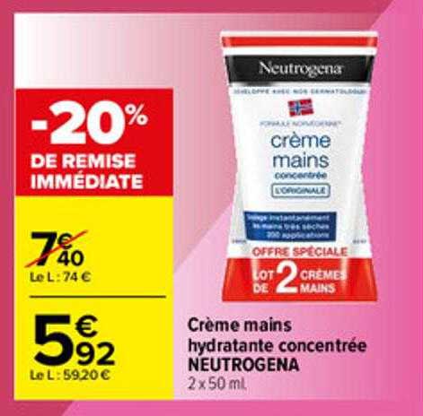 Crème Mains Hydratante Concentrée Neutrogena