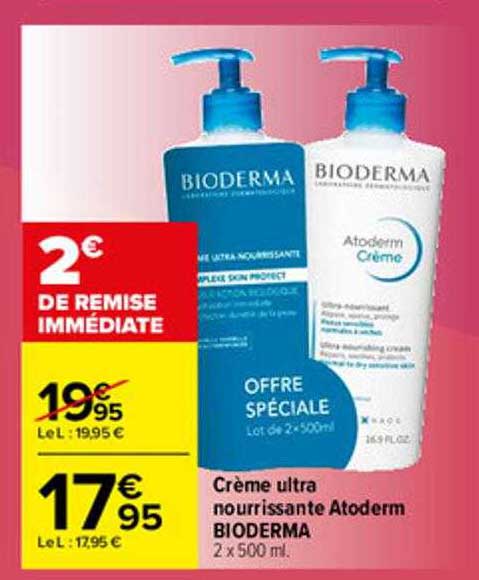 Crème Ultra Nourrissante Atoderm Bioderma