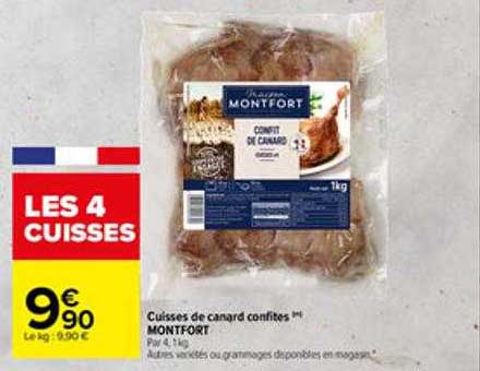 Cuisses De Canard Confites Montfort