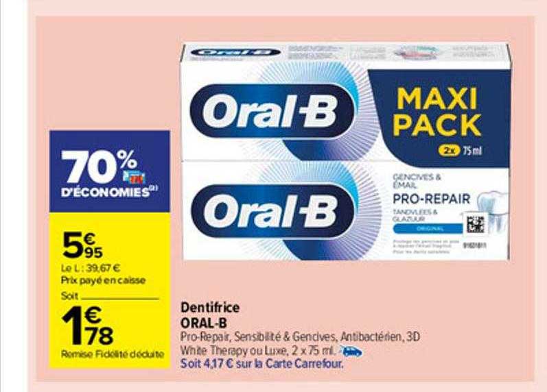 dentifrice oral-b