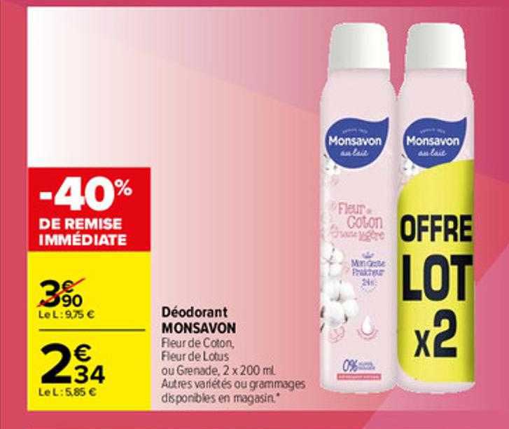 Déodorant Monsavon