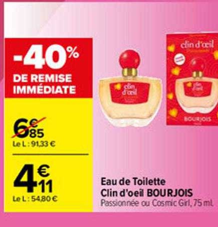eau de toilette clin d'oeil bourjois