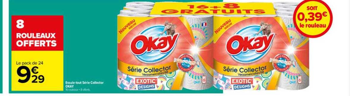essuie-tout série collector okay