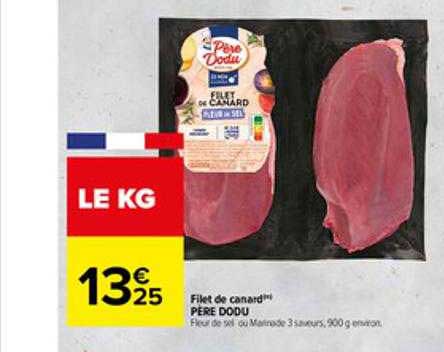 filet de canard père dodu